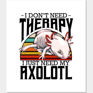 Axolotl Posters and Art